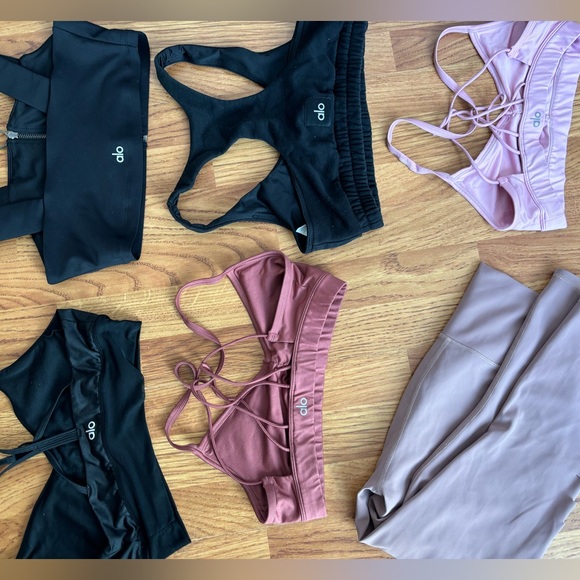 ALO Yoga Tops - Luxe ALO Yoga bras and leggings bundle